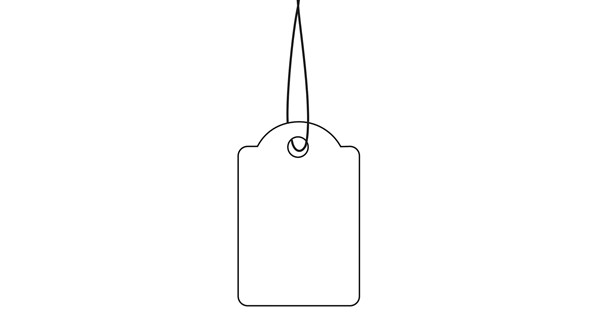 HERMA Hängeetiketten 32x50 mm met Faden weiß 1000 St