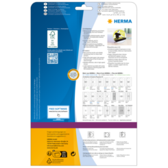 HERMA CD-Etiketten Maxi A4 weiß 116 mm Papier opak 20 St.