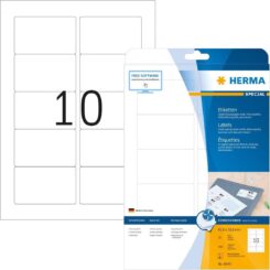 HERMA Inkjet-Etiketten A4 weiß 83,8x50,8 mm Papier 250 St.