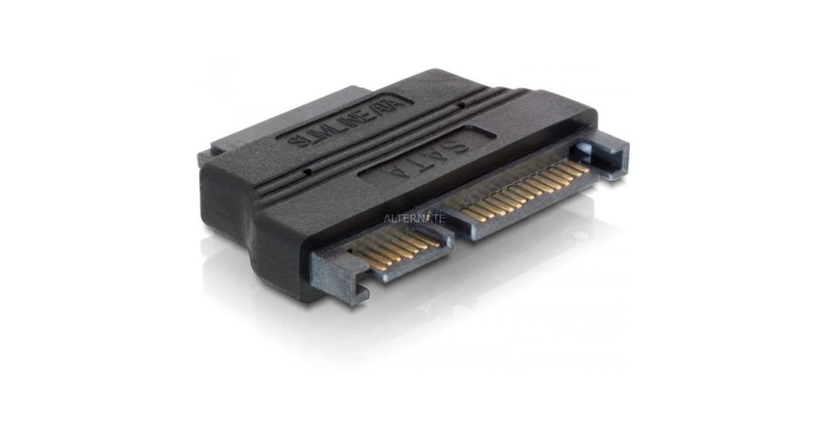 DELOCK Adapter SATA SATA 22pin -> SATA Slim 13pin Bu/St