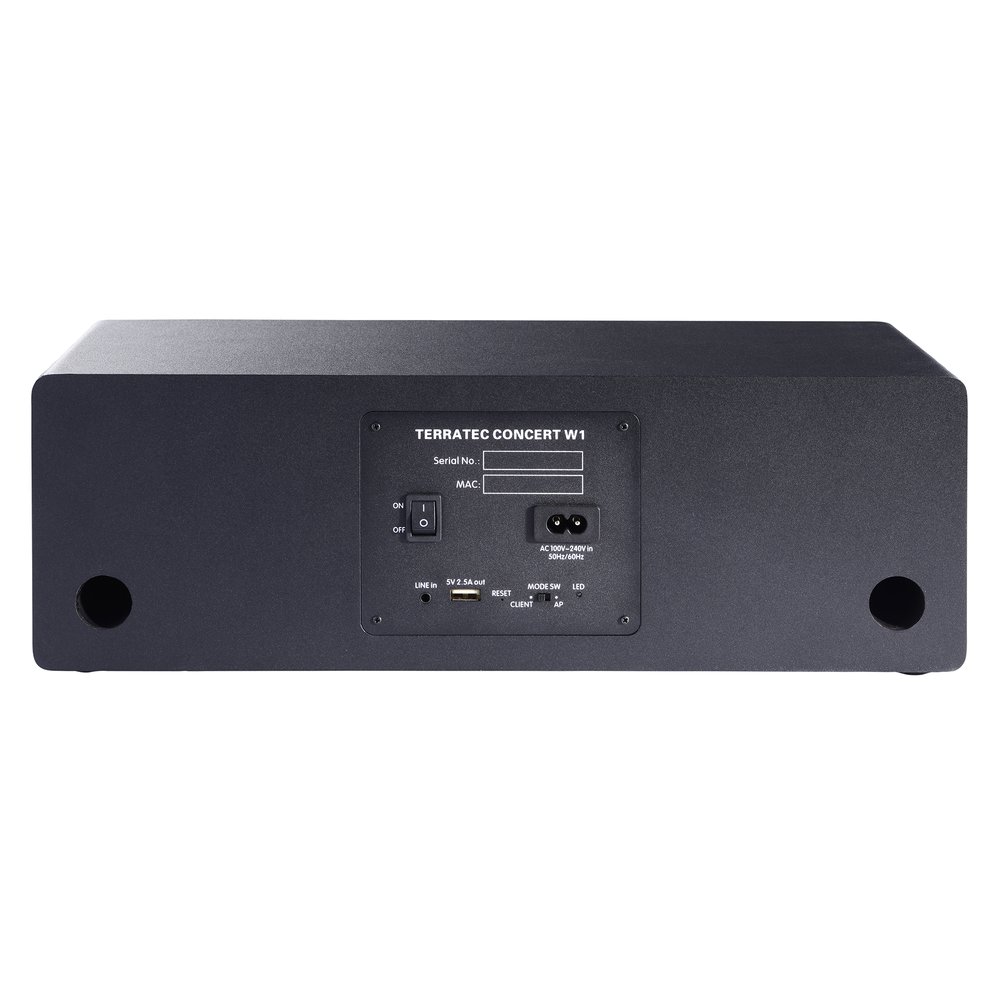 TERRATEC actieve luidspreker CONCERT W1 WiFi zwart