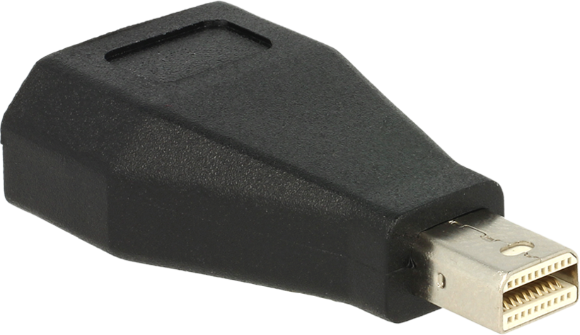 DELOCK Displayport Adapter mini DP -> DP St/Bu zwart