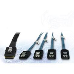 Inter-Tech Kabel SATA - SFF-8087 (gekreuzt)