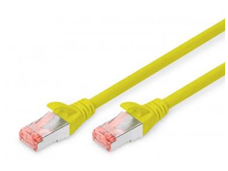 DIGITUS Patchkabel Cat6 S/FTP 2xRJ45 3.0m geel afgeschermd