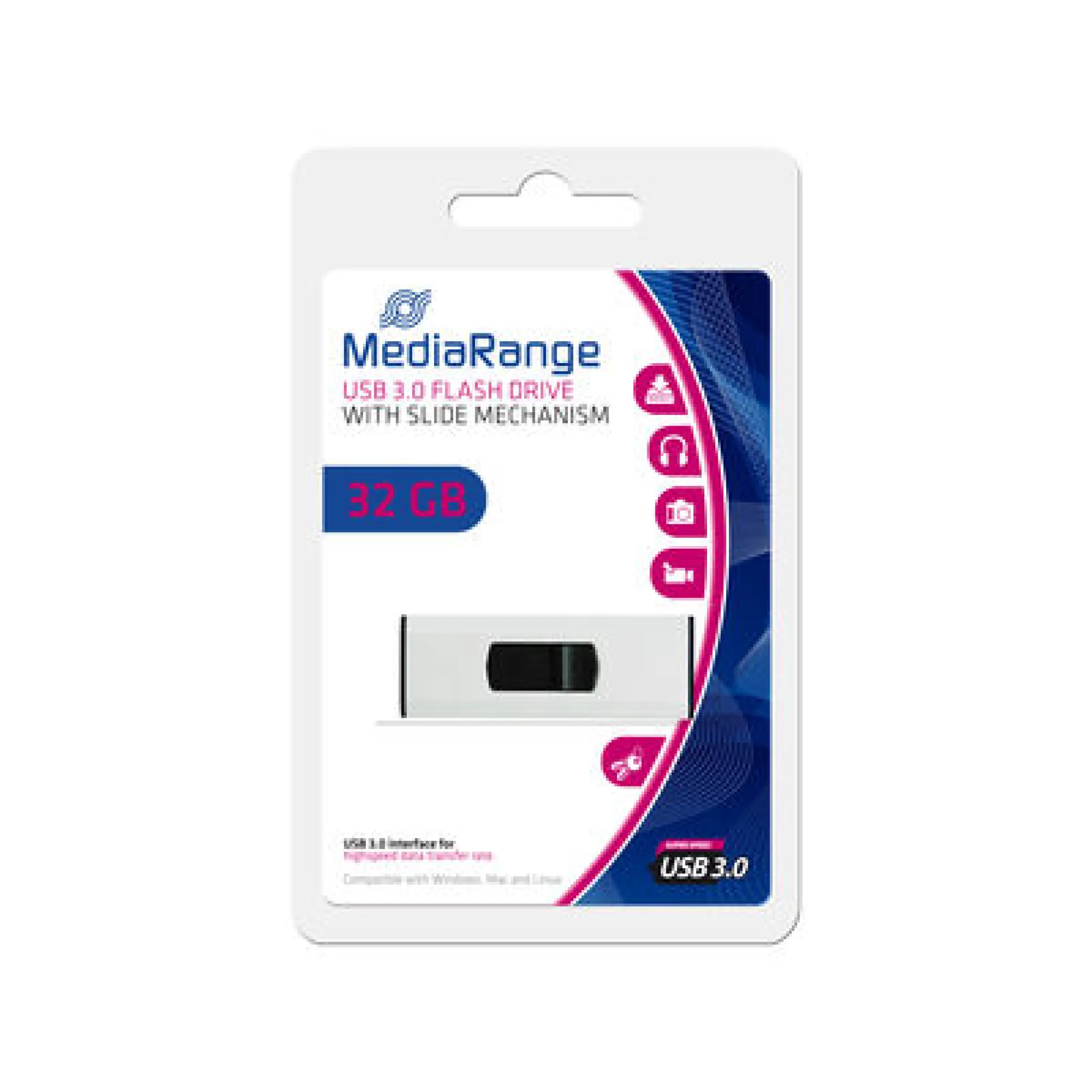 MediaRange USB-Stick USB 3.0 SuperSpeed 32GB