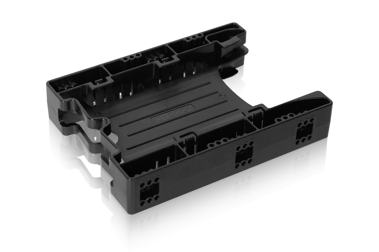 montagekader IcyDock 2x6,3cm IDE/SATAD in 3,5 HDD/SSD zwart
