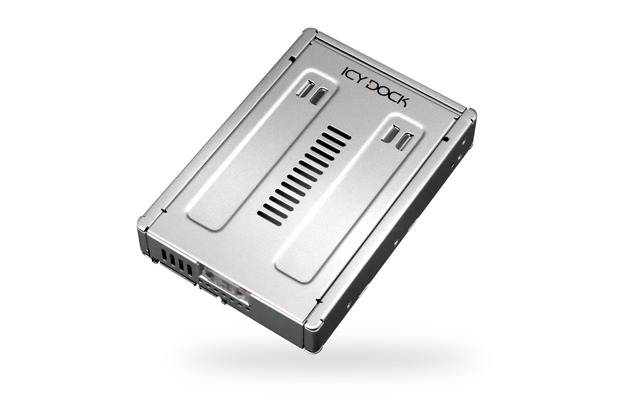 Adapter IcyDock 2,5->3,5 SATAI-III SSD&HDD 7-15mm metal