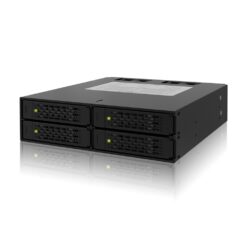 Backplane IcyDock 4x6,3cm SATAI-III/SAS in 1x5,25 HDD/SSD