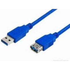 MediaRange Verlängerungskabel USB 3.0 A->A St/Bu 3m blauw