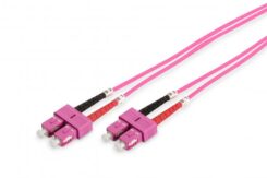 DIGITUS LWL Patchkabel SC -> SC 3.00m Multimode Duplex OM4
