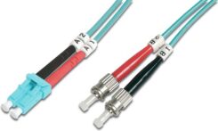 DIGITUS LWL Patchkabel LC -> ST 5.00m Multimode Duplex OM3
