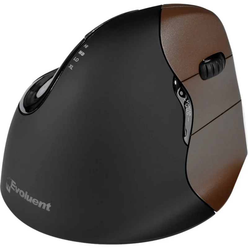 Evoluent muis VerticalMouse 4 Small Drahtlos bl/brown USB retail