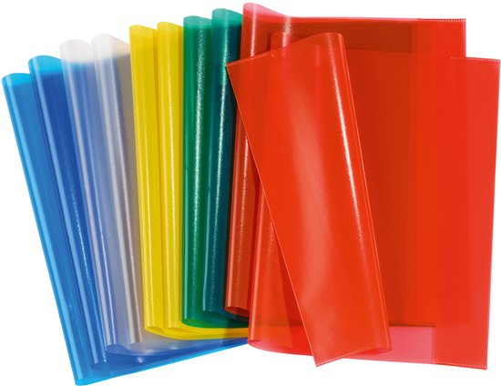 HERMA Heftschoner 10er Set A4 transparant (5 Farben)