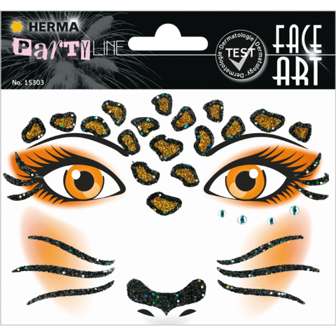 HERMA Face Art Sticker Leopard