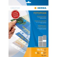 HERMA Postkartenhüllen 10x15 cm