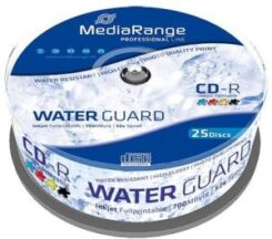 MediaRange CD-R 700MB 25pcs Spindel 52x Waterguard fullpri