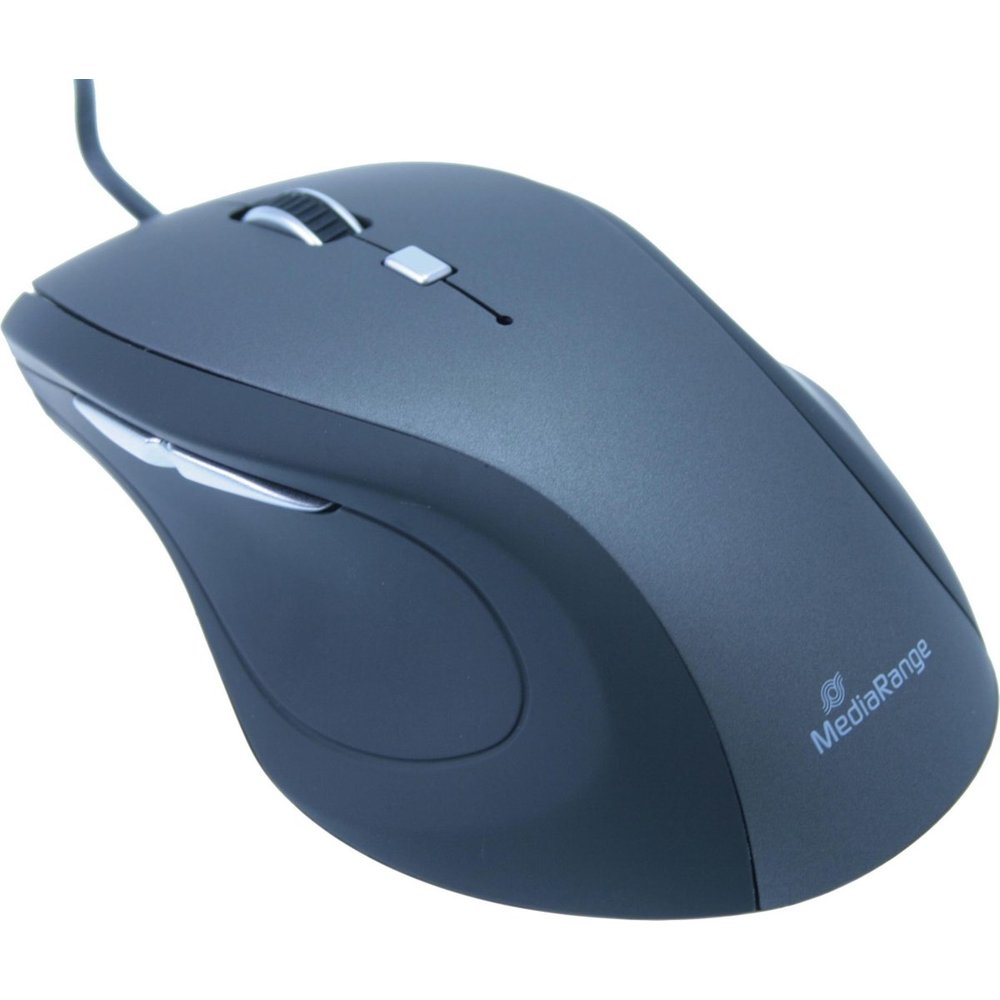 MediaRange muis optisch 5 toetsen inkl. scrollwiel 2400dpi
