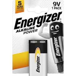 Energizer batterij Alkaline Power -9V 6LR61 E-Block 1St.