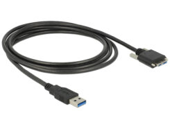 USB3.0 Kabel Delock A -> Micro-B St/St 3.00m met Schraube