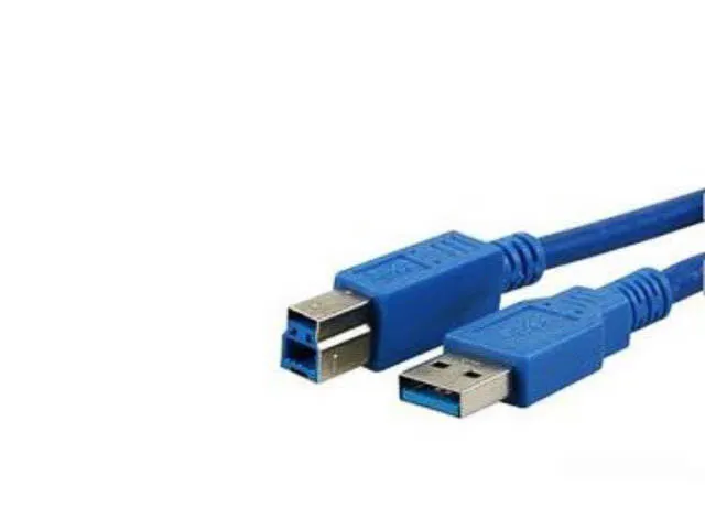 MediaRange aansluitkabel USB 3.0 stekker A/B 5m blauw