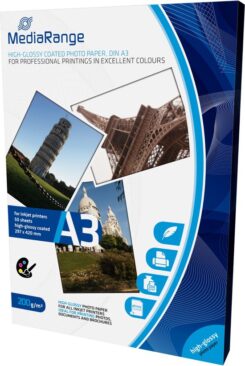 MediaRange Foto Papier Hoogglans A3 200g 50 Pag.