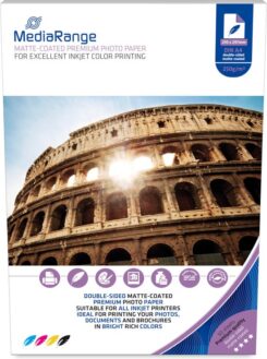 MediaRange Foto Papier mat coated A4 250g 50 Pag. Dual