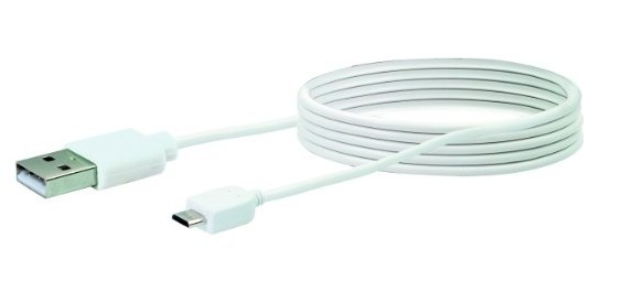 Schwaiger USB-Kabel 2.0 St. A->2.0 Micro B 2,00m weiß