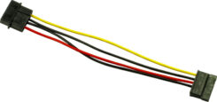 Inter-Tech Adapter 1x Molex -> 1x SATA Power 0,15m