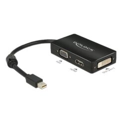 DELOCK Displayport Adapter mini DP -> D-Sub15/HDMI/DV