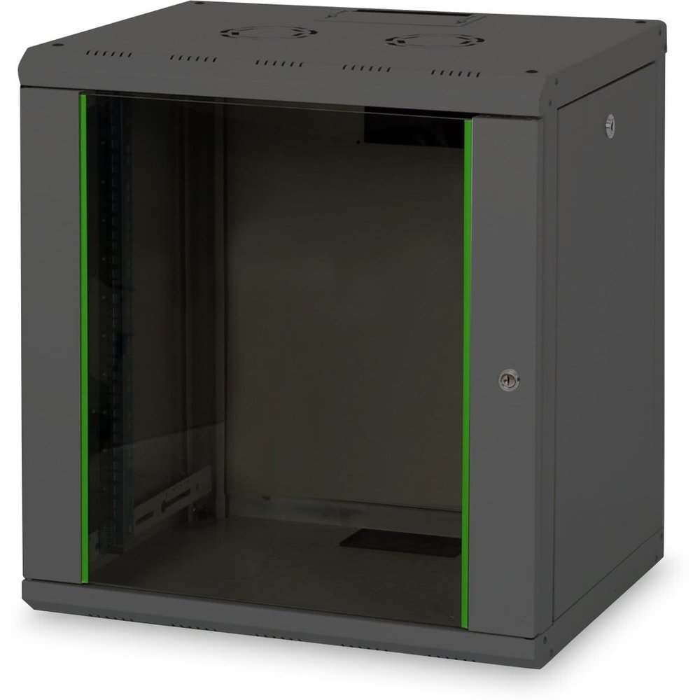 DIGITUS Wandbehuizing Unique 12HE 643x600x450mm zwart
