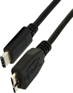 DELOCK USB3.1 Kabel C -> micro B St/St 1.00m zwart