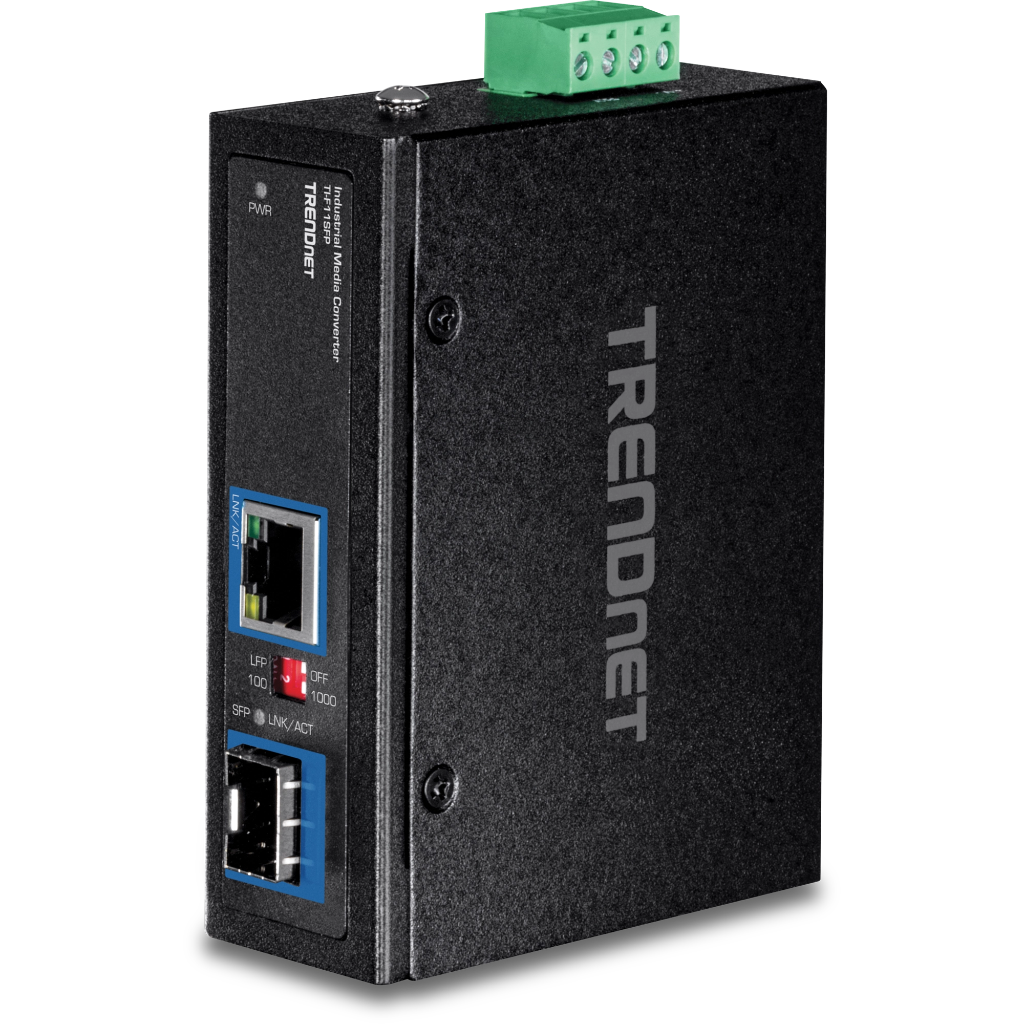 TRENDnet Converter Industrial 100/1000Base-T SFP Media IP 30