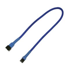 Kabel Nanoxia 3-Pin verleng, 30 cm, blauw
