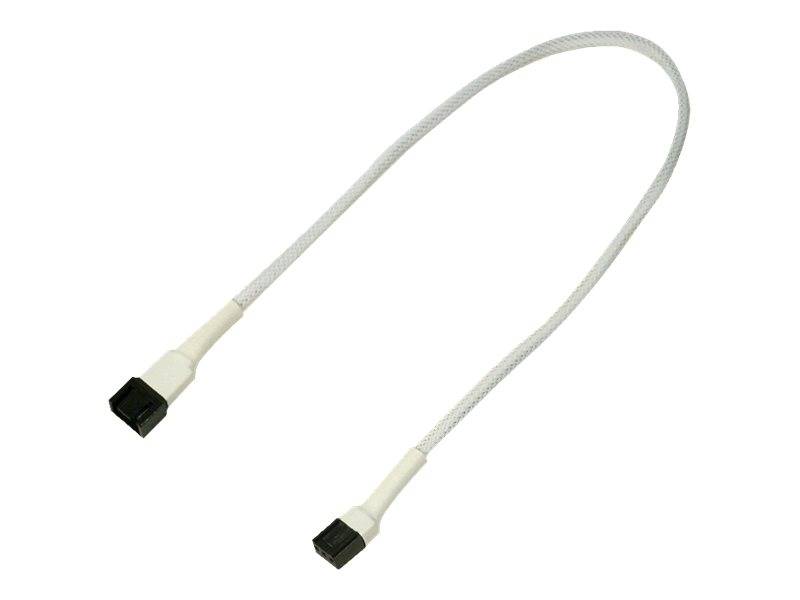 Kabel Nanoxia 3-Pin verleng, 30 cm, weiß