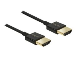 DELOCK HDMI Kabel Ethernet A -> A St/St 1.00m 3D 4K slim