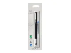 PARKER vulpen VECTOR zwart M blauw Blister