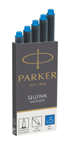 PARKER Tintenpatrone QUINK Königsblau 5 stuks