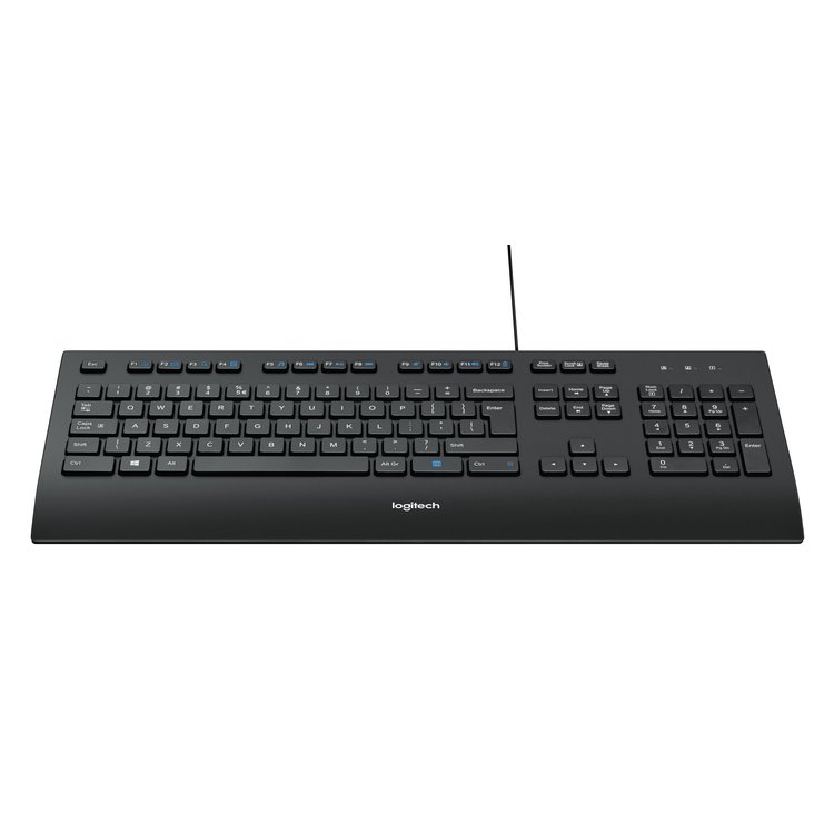 K280e Corded Keyboard, USB, 930g, US