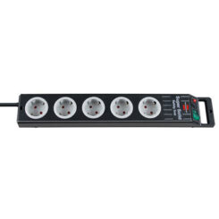 stekkerdoos stekker omlijsting Super-Solid Line 5x zwart