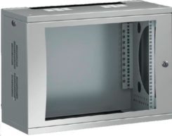Rittal FlatBox DK 9HE BxT 600x400mm grijs 19 Profilschienen