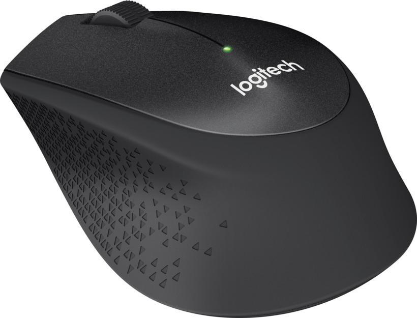M330 Silent Plus, 1000 dpi, USB 2.4GHz, 1xAA, Zwart