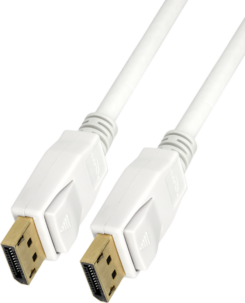 DELOCK Displayport Kabel DP -> DP St/St 5.00m weiß 4K