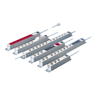 Rittal stekker omlijsting 48,3cm 7 wegs met schakelaar 230V/16A