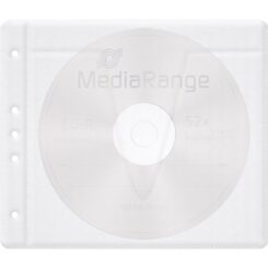 MediaRange Vliestaschen voor 2 Disc weiß 50er Pack