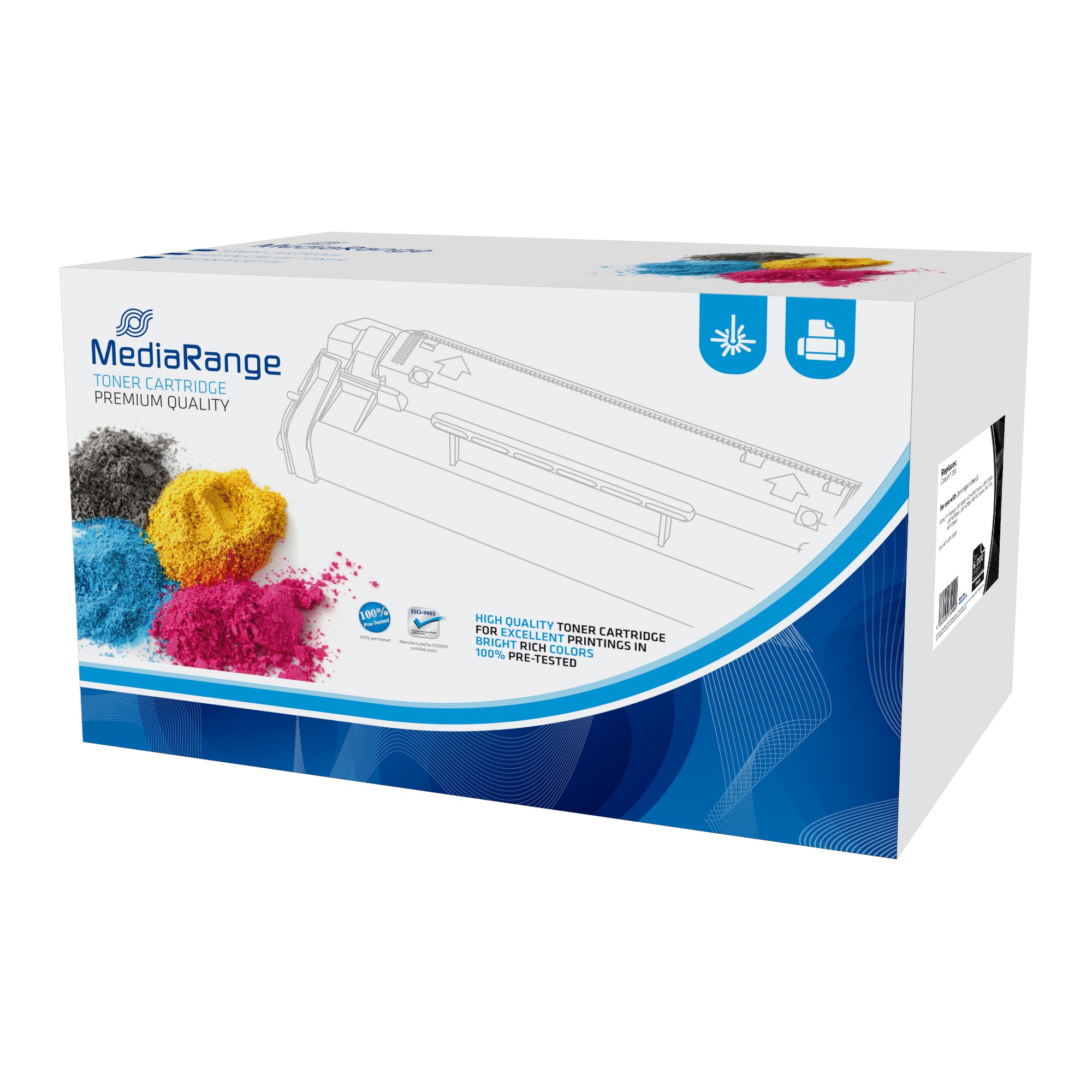 MediaRange Toner Canon voor 724 zwart