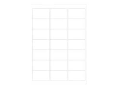 MediaRange Etiketten 63,5x38,1mm 1050 St. sterk haftend weiß
