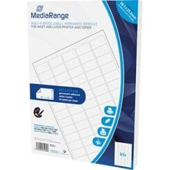 MediaRange Etiketten 38,1x21,2mm 3250 St. sterk haftend weiß