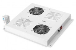 DIGITUS ventilator unit f. Netzwerkschränke 2 koeler grijs