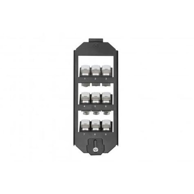 Vloerdoos, 3-voudig voor 9x Keystone module