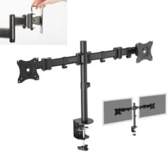 DIGITUS TIS 15-27 2TFT 2Gelenke zwart Max.8KG